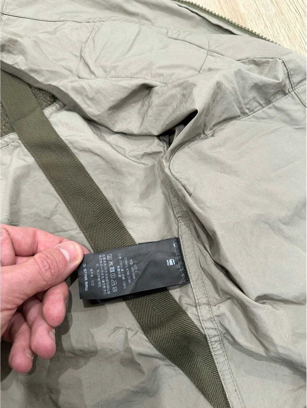 NWT G-Star Raw Utility Fabric Mix Pockets Poplin Vest Size Large